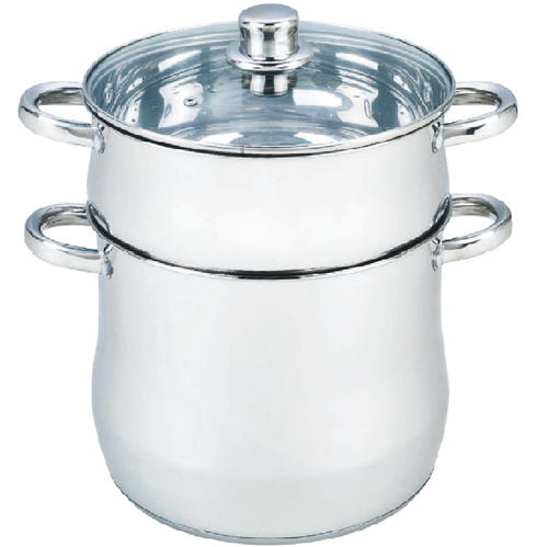 Herzberg HG-5053; Couscous Maker with stainless steel 14L