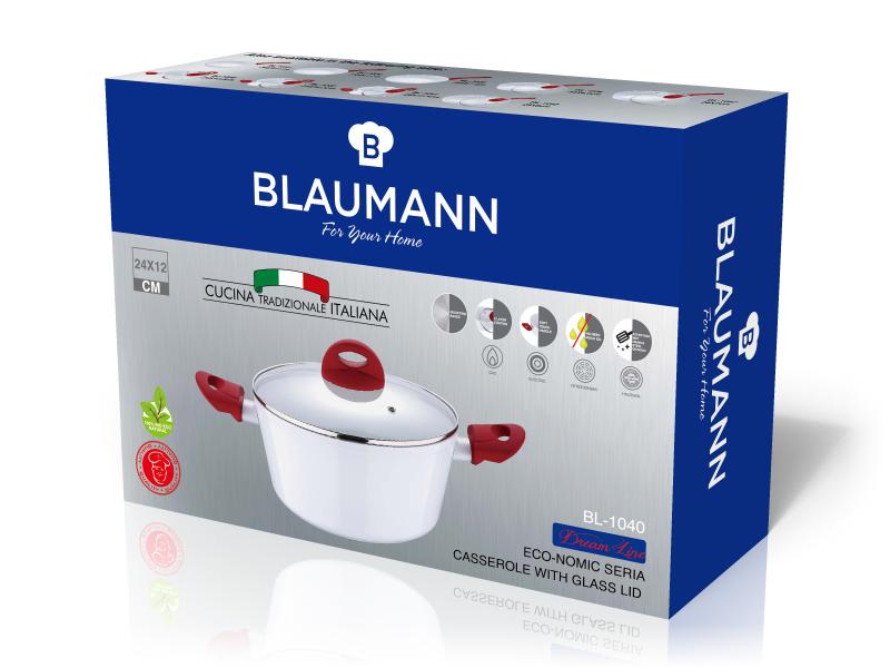 Blaumann BL-1040, Casserole with lid 24 cm