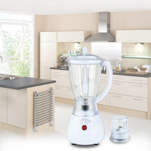 Herzberg HG-5008; Blender, Food Mixer, Smoothie Maker, Plastic Blender, 600W, 1.7L, 2 in 1