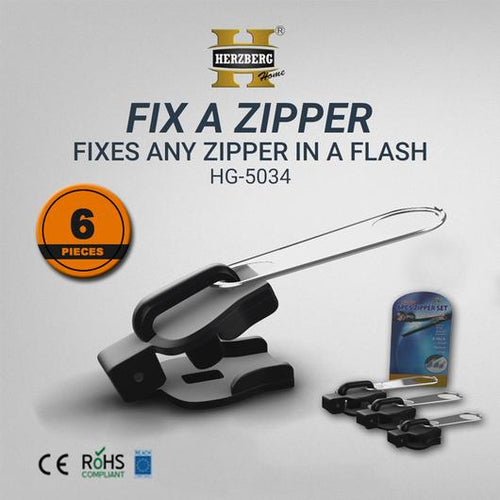 Herzberg HG-5034; Zipper Attachment Kit 6PCS