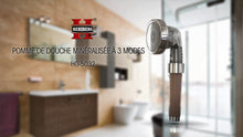 Herzberg HG-5032; 3-Mode Mineralized Shower Head
