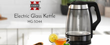 Herzberg HG-5044; Electric kettle with glass 1.8L