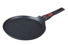 Herzberg HG-7028CP; Crepe maker in marble coating with a removable handle 28 cm