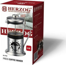 Herzog HR-FPR2; Stainless steel Press Coffee Machine 0.6L