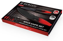 Herzorg HR-MN5; Set of knives in ceramic coating 6pcs