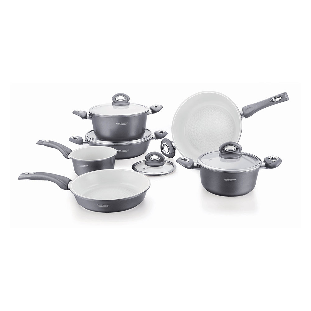 Imperial Collection IM-1030CR; Cookware set in ceramic coating 10pcs