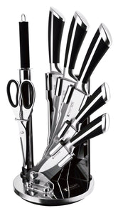 Imperial Collection IM-KST8; Knives, Kitchen Knife Set, Stainless Steel, 8pcs, Knife Block