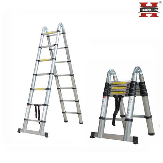 Herzberg HG-5440; Telescopic Ladder 4m 40