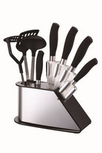 Peterhof PH-22382;  9 Pcs Knife Set with kitchen accesories , with Stand