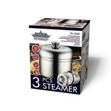 Peterhof PH-15257; Stainless Steel Food Steamer, 24cm 4 Pcs