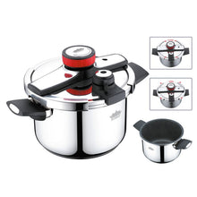 Peterhof PH-15827; Pressure cooker with granit coating 6L