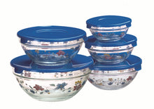 Peterhof SN-2020B, Glass Storage Bowls 5pcs