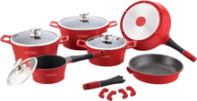 Royalty Line RL-ES1014M; Cookware set with marble coating 14 pcs