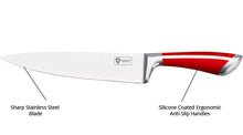 Royalty-Line RL-MG5R, Stainless Steel Knife Set with Magnetic Stand  5 Pcs