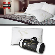 Royalty Comfort HG-5076BM; Bamboo Luxury Pillow "Queen" - Ergonomic Memory Foam