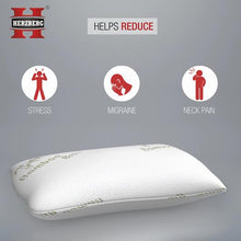 Royalty Comfort HG-5076BM; Bamboo Luxury Pillow "Queen" - Ergonomic Memory Foam