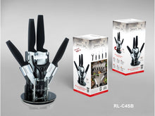 Royalty Line RL-C4SB; Set of 6 ceramic knives