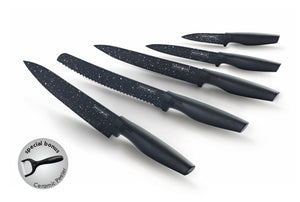 Royalty Line RL-MB5; Non-Stick coating Knife Set 5PCS