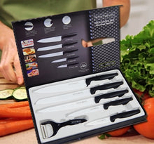 Royalty Line RL-MB5W;  Non-stick coating knife set 5PCS