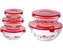 Peterhof SN-2020B, Glass Storage Bowls 5pcs