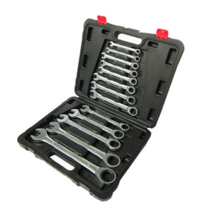 Swiss Kraft SK-15PCS; Flexible Gear Wrench 15pcs
