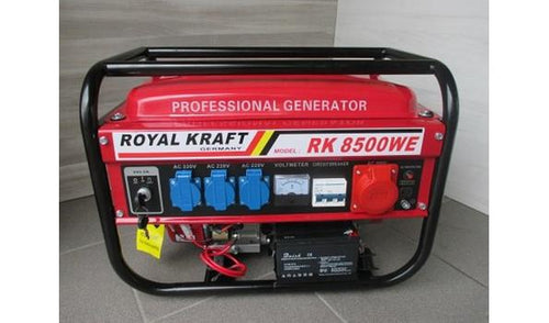 Germany Royal Kraft RK8500WE; Generator gasoline 3-phase 4.8 Kw