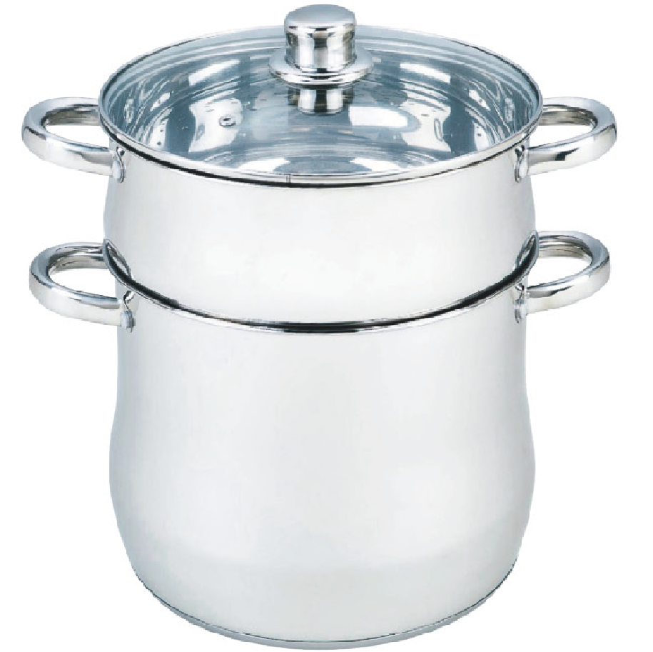 Herzberg HG-5052; Couscous Maker with stainless steel 12L