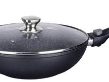 Imperial Collection IM-FWK28-DM; Marbled coating wok with detachable handle 28cm