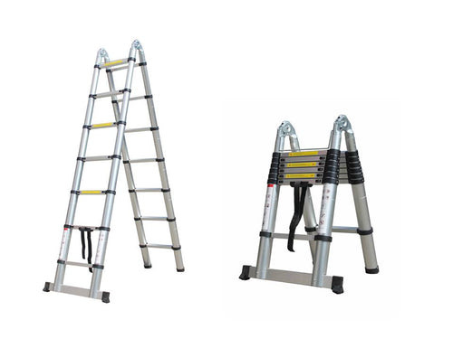 HERZBERG ® 5m60 telescopic ladder at the service of the do-it-yourselfers