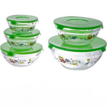 Peterhof SN-2020B, Glass Storage Bowls 5pcs