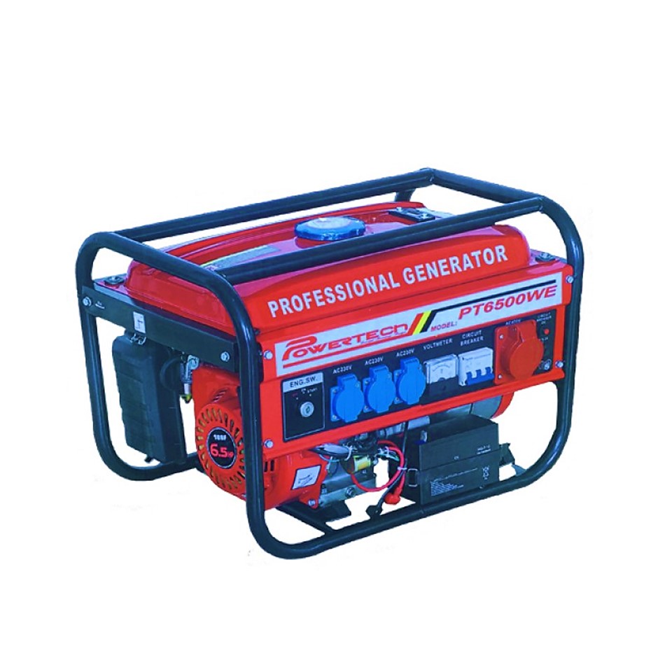 Powertech PT6500WE; Gasoline generator set with key start​