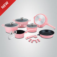 Royalty Line RL-ES1014M; Cookware set with marble coating 14 pcs