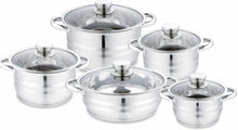 Zanotti ZN-CAS2; Stainless steel Cookware Set 10pc